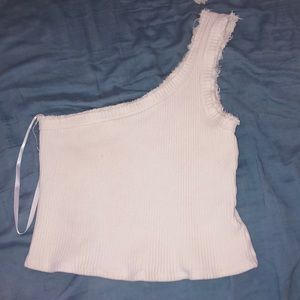 UO one shoulder top